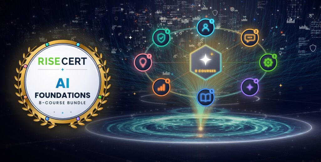 RiseCert AI Foundations 8-course bundle