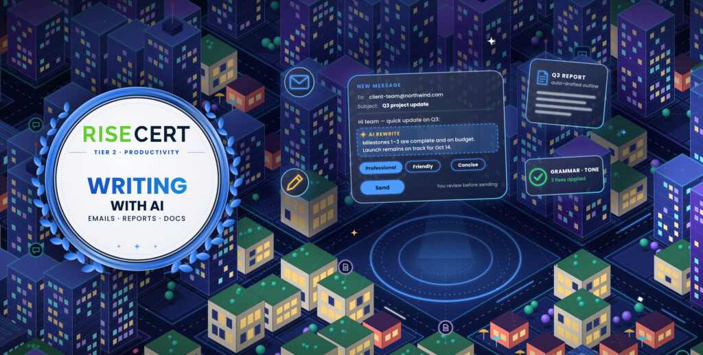 Writing with AI: Emails, Reports & Documents course cover