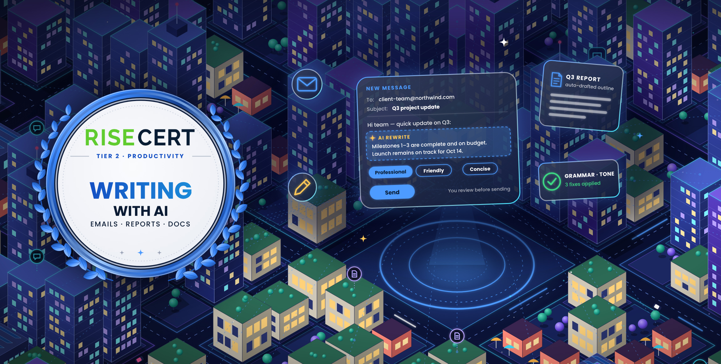 Writing with AI: Emails, Reports & Documents