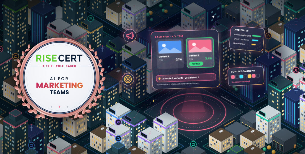 AI for Marketing Teams course cover