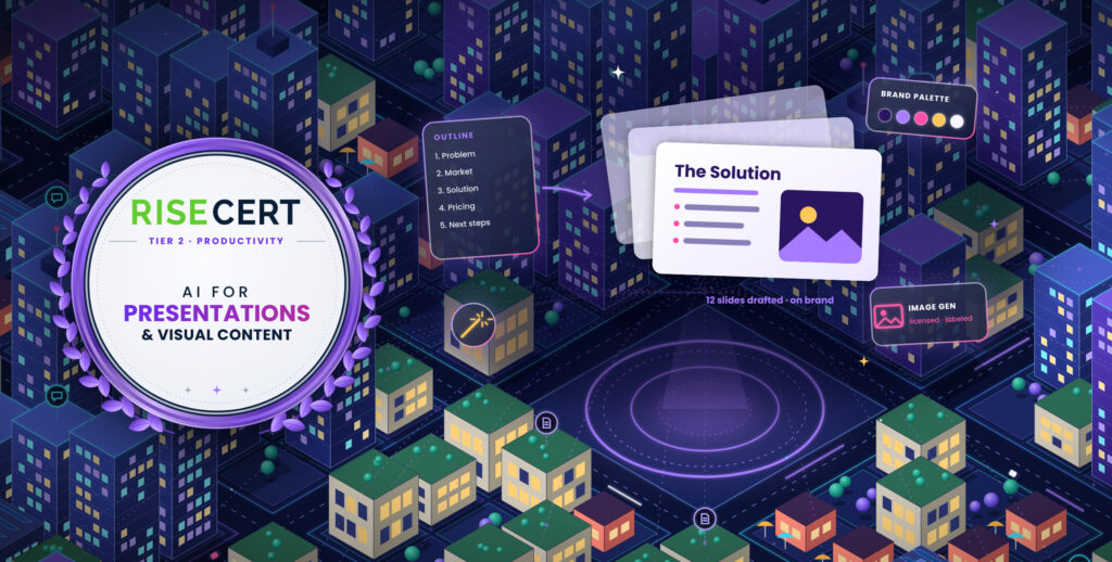 AI for Presentations & Visual Content course cover