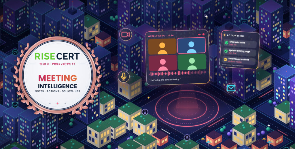 Meeting Intelligence: Notes, Actions & Follow-Ups course cover
