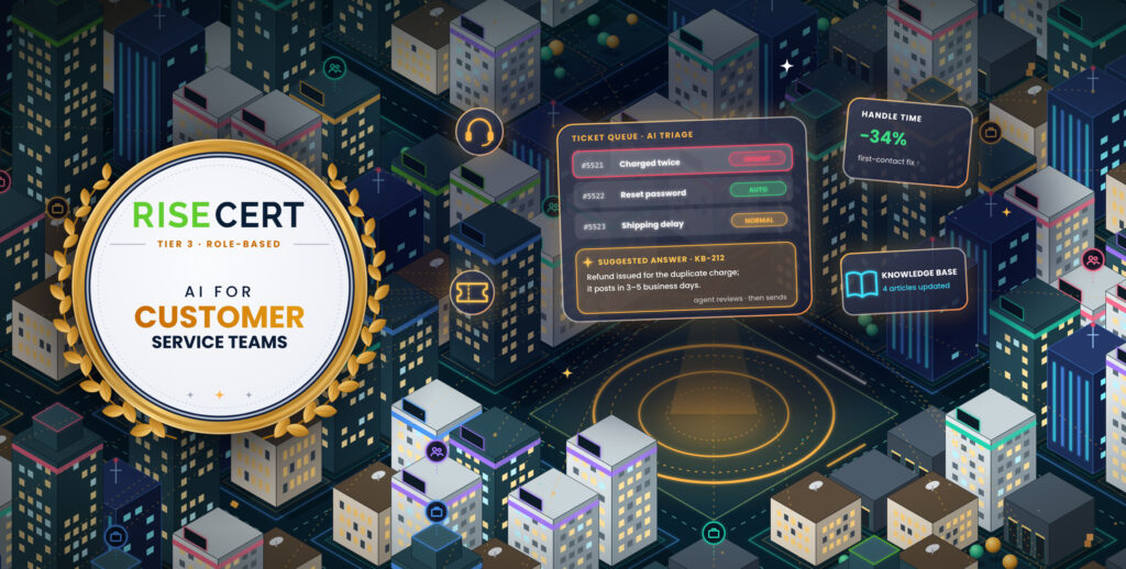 AI for Customer Service Teams course cover