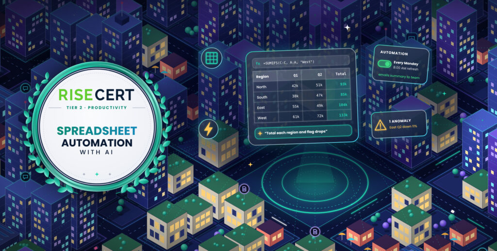 Spreadsheet Automation with AI course cover
