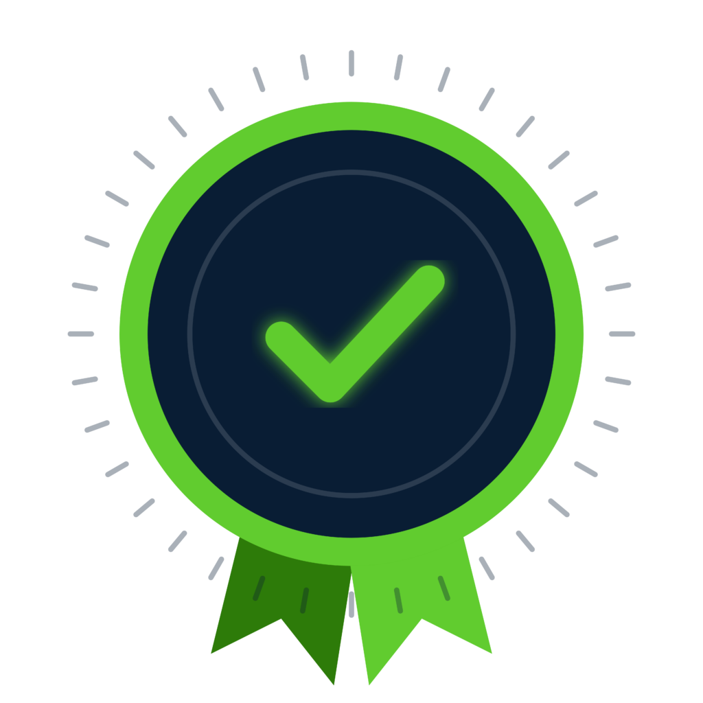 RiseCert illustration: Badge: verified credential